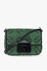 Womens Accessorize Green Weekender Croco-print bag