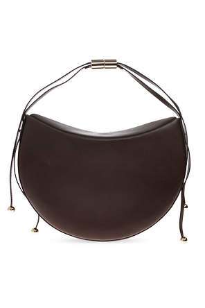Furla Moonstone Dark Brown Leather Shoulder Bag