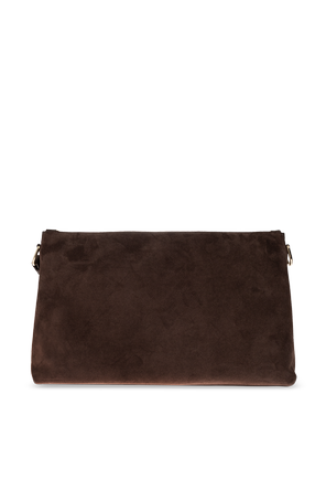 Furla Debby Medium Suede Leather Shoulder Bag