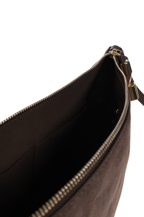 Furla Debby Medium Suede Leather Shoulder Bag