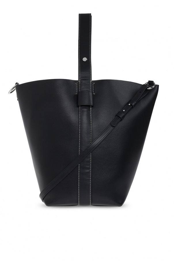 proenza schouler black jersey ‘Sullivan’ leather shoulder bag