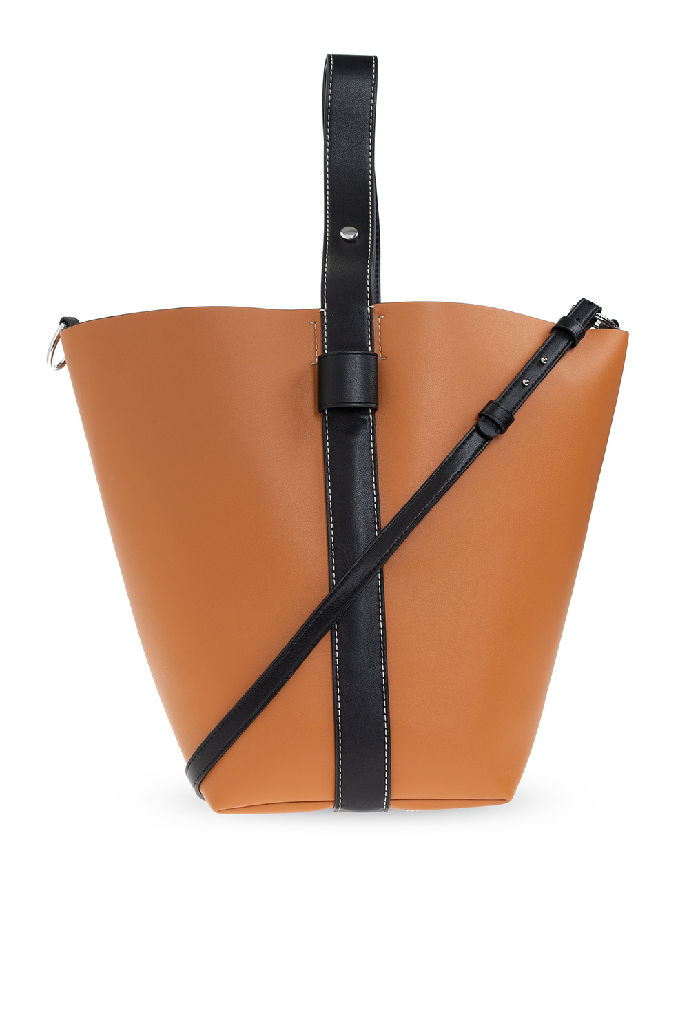 PROENZA SCHOULER RIBBED DRESS ‘Sullivan’ leather shoulder bag