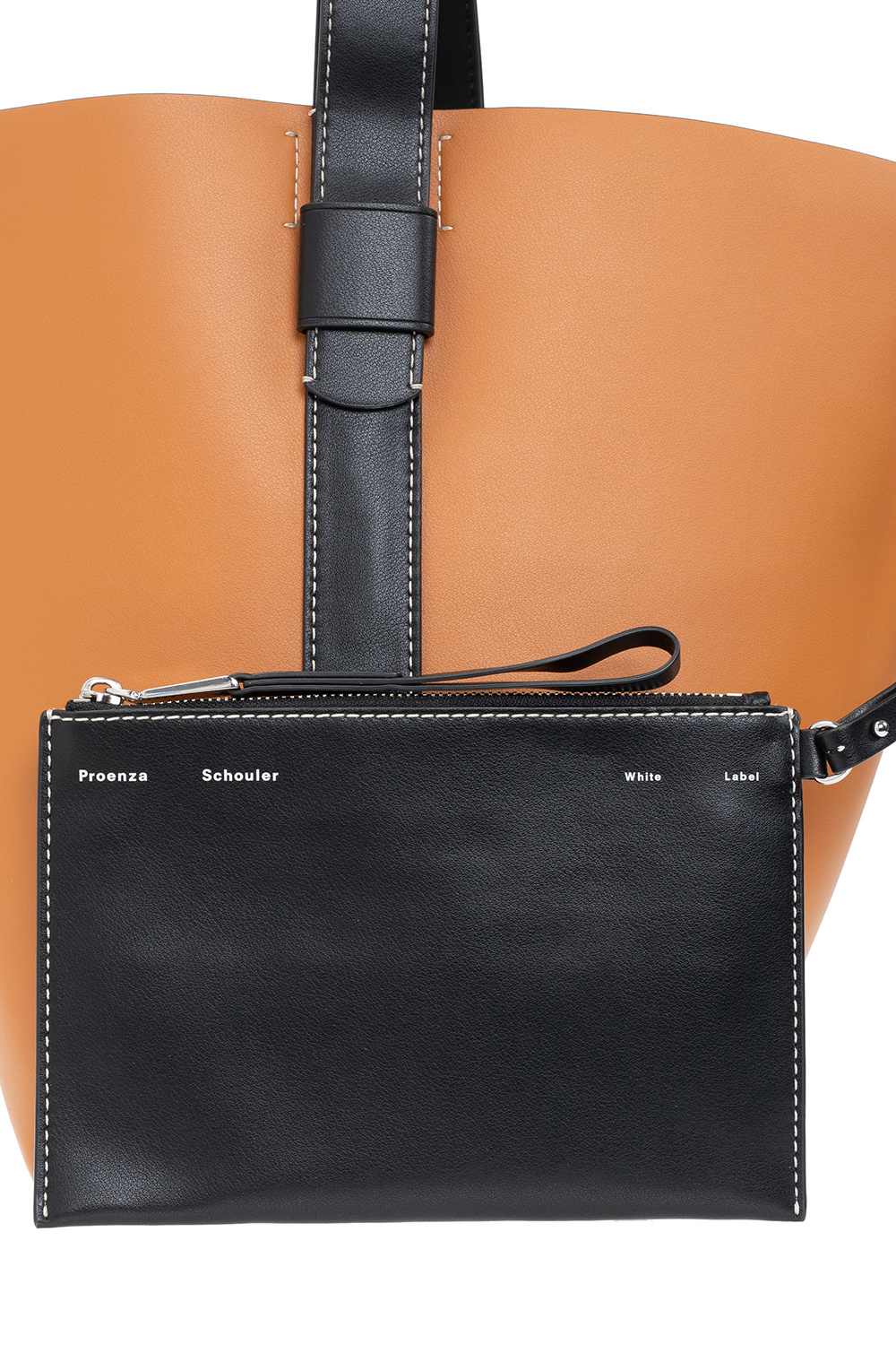 PROENZA SCHOULER RIBBED DRESS ‘Sullivan’ leather shoulder bag