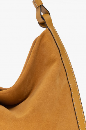 proenza schouler platform slip on leather loafers ‘Minetta’ shoulder bag