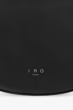 Iro logo-print detail messenger bag