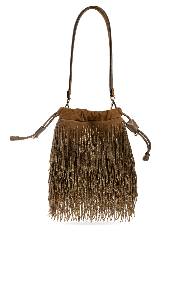 Suede bag ‘Kalispera Small’ od Etro