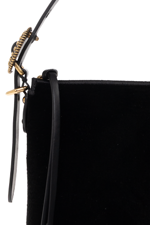 Etro Saco de ombro em veludo ‘Hobo Small’