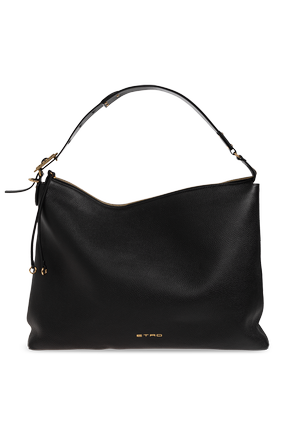Leather ‘Hobo Large’ bag with fringes