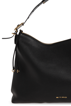 Etro Leather ‘Hobo Large’ bag with fringes