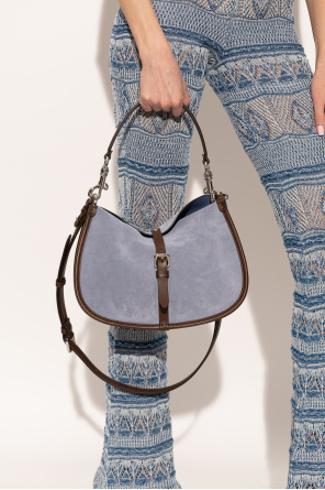 Suede shoulder bag od Etro
