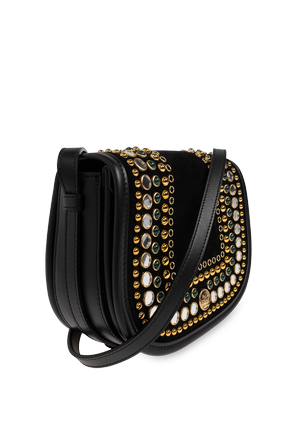 Etro Mala de camurça com ornamentos