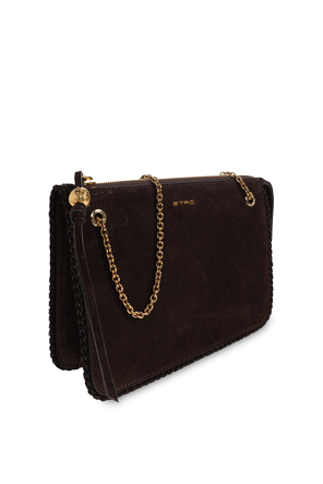 Etro Suede bag with logo