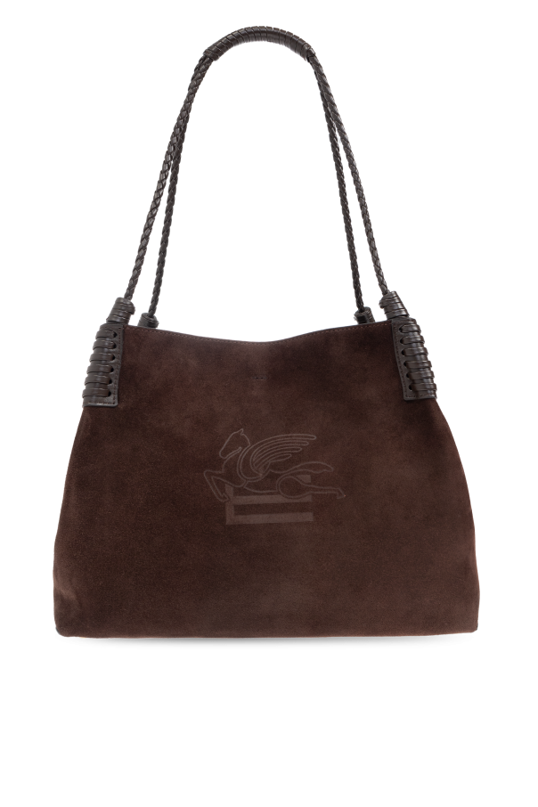 Suede shoulder bag od Etro