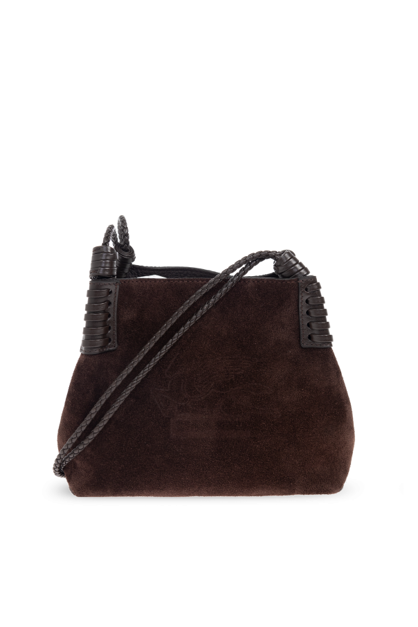 Suede shoulder bag od Etro