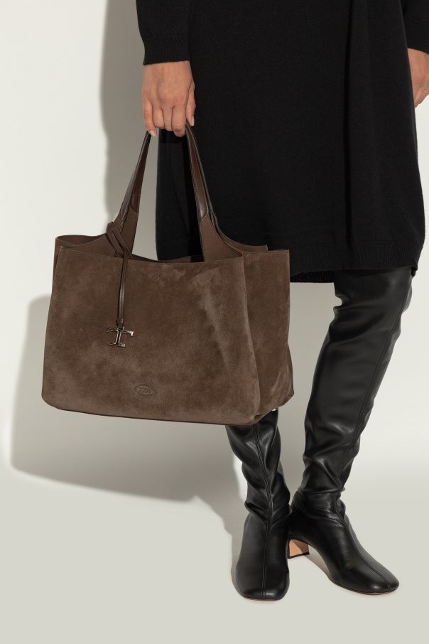 Tod’s Suede shopper bag