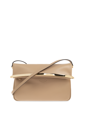 Leather shoulder bag