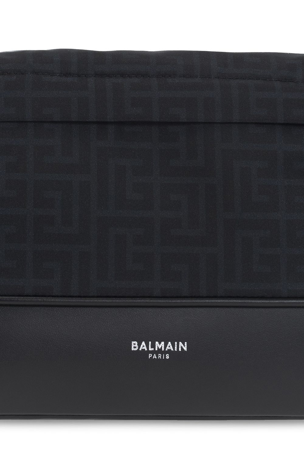 Balmain Balmain Abito corto con logo Nero