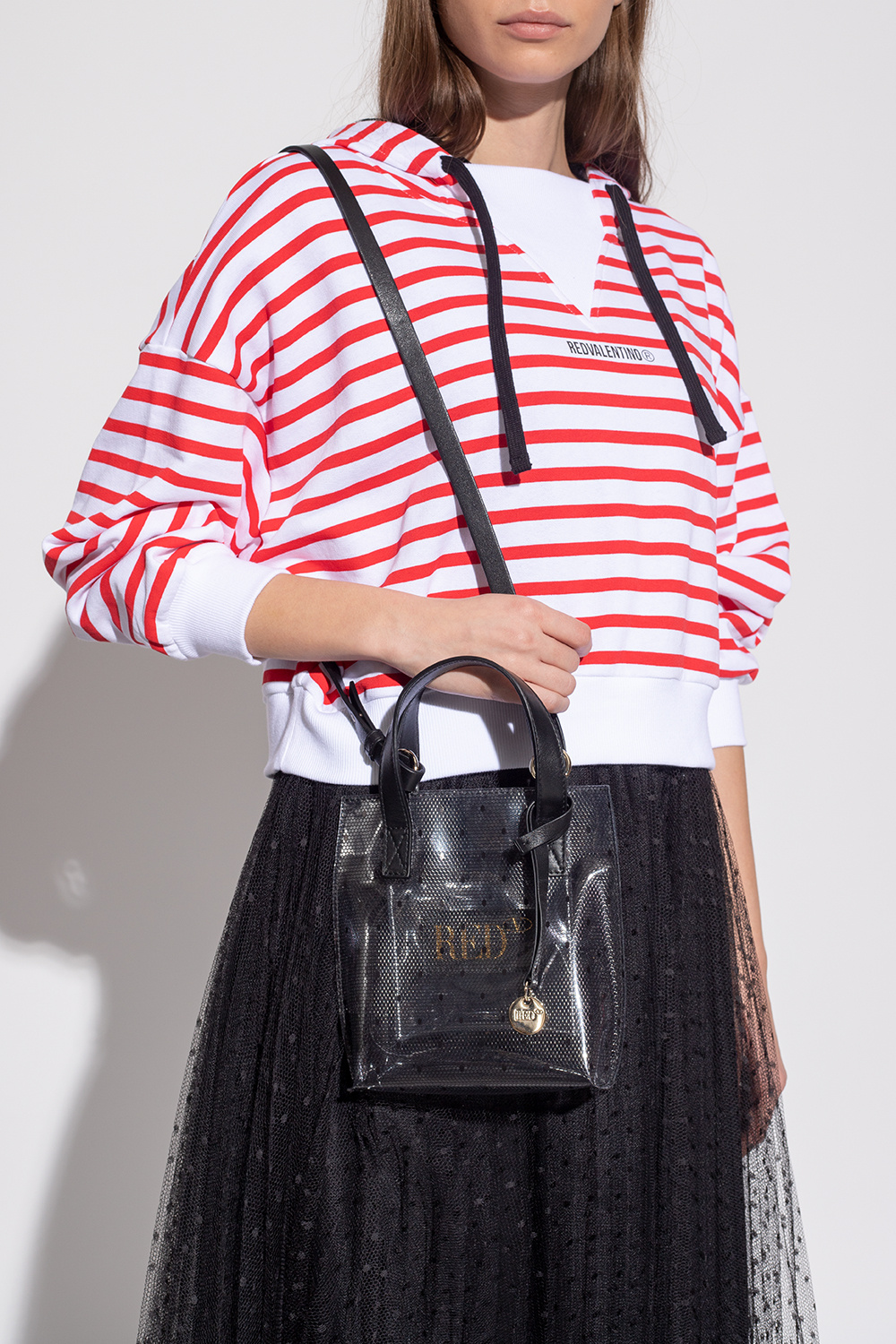 Red Valentino ‘Joy2Go’ transparent bag