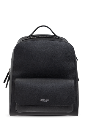Leather backpack