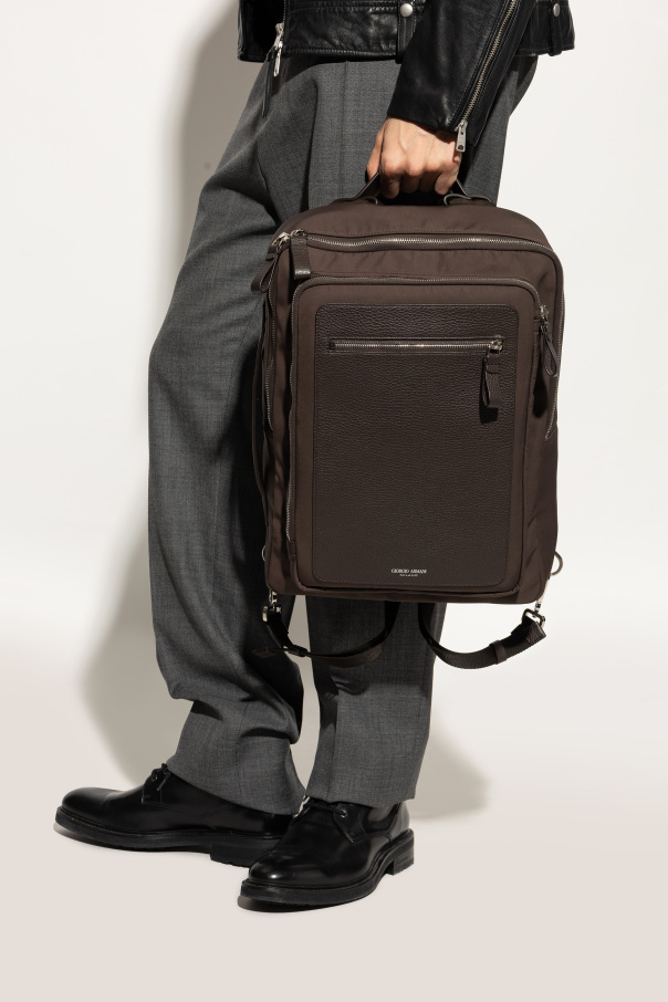 Giorgio Armani Mochila con logo