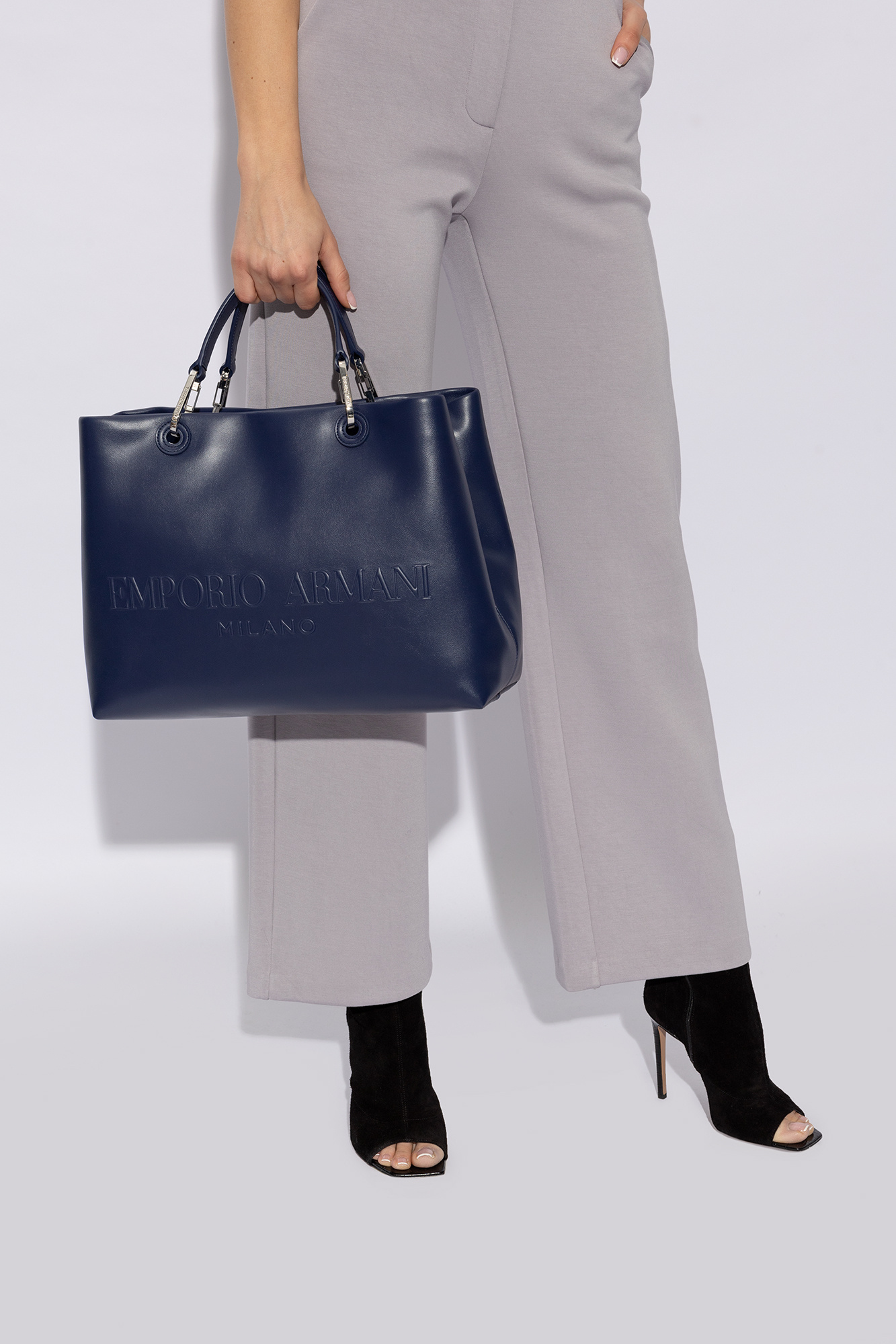 Emporio Armani Shopper bag with logo