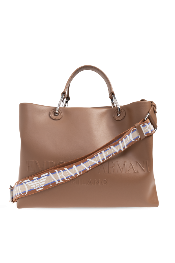 Emporio Armani Flip Shopper bag with logo