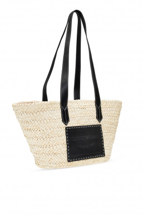 Emporio Armani Straw shoulder bag