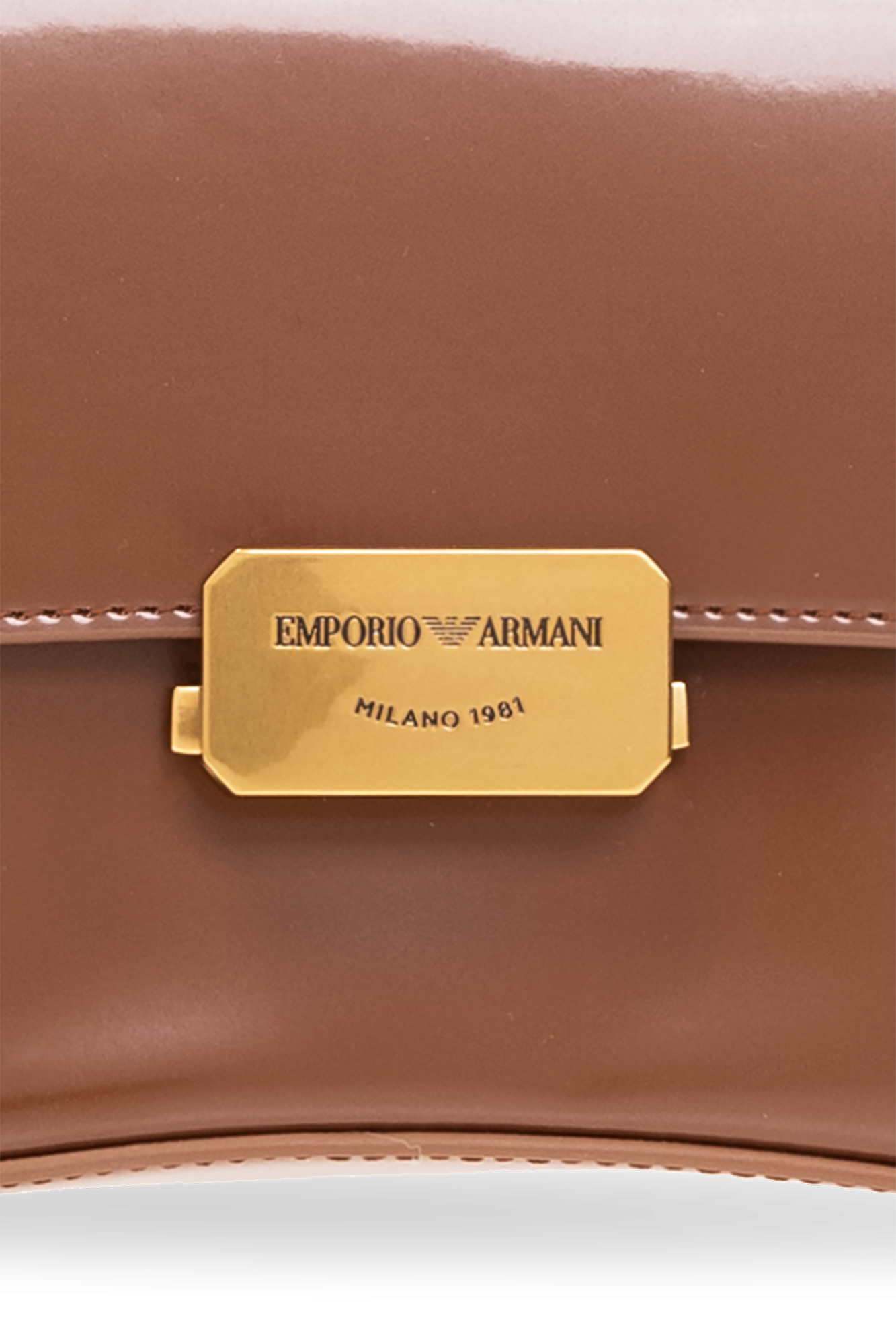 Emporio Armani logo-appliqué Leather Shoulder Bag - Farfetch