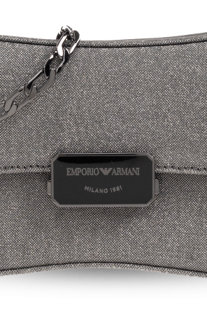 Emporio Armani Shoulder bag with lurex yarn