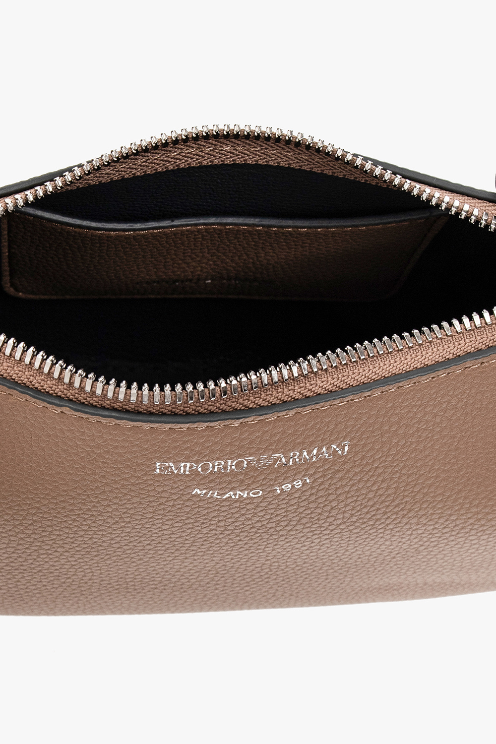 Emporio Armani logo-appliqué Leather Shoulder Bag - Farfetch