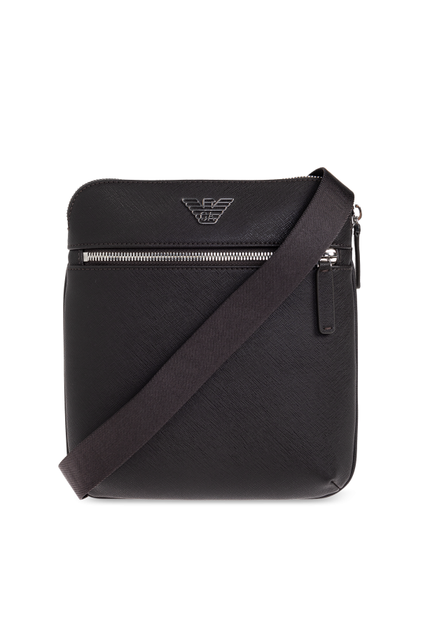 Shoulder bag with a logo-shaped appliqué od Emporio Armani