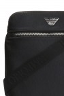 Emporio Armani BLACK Shoulder bag with metal logo