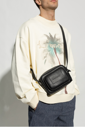 Leather shoulder bag od Emporio Armani