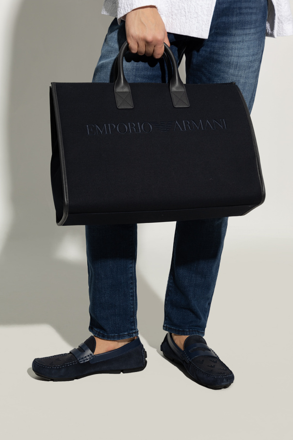Emporio Armani Noir Shopper bag