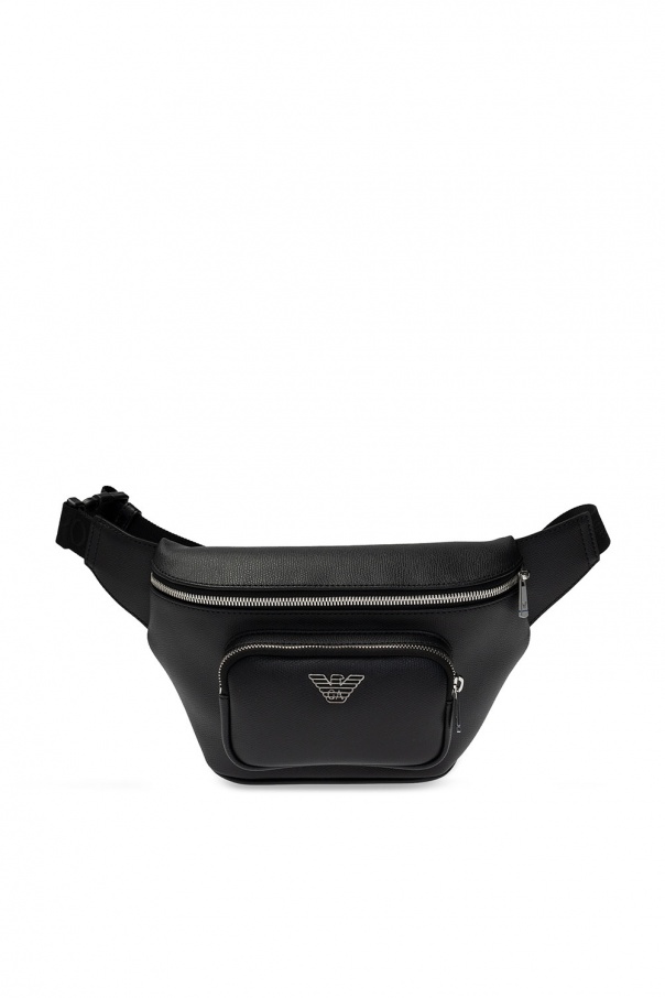 Black Belt bag with logo Emporio Armani - Vitkac GB