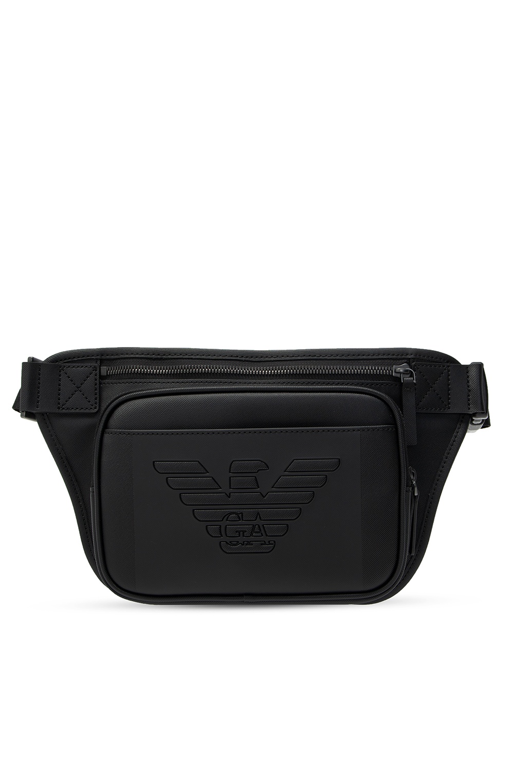 Emporio Armani Men's Belt Bag - Black - Belt Bags