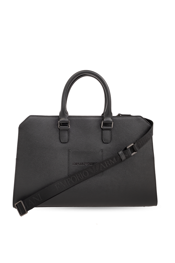 Emporio Derby-Schuhe armani Leather briefcase