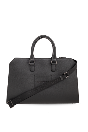 Leather briefcase od Emporio Armani