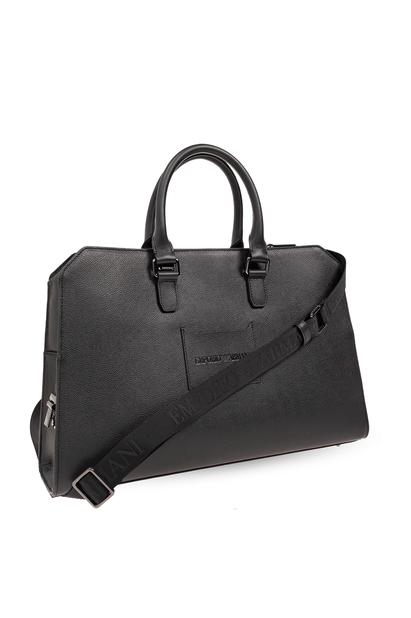 Emporio Armani Leather briefcase