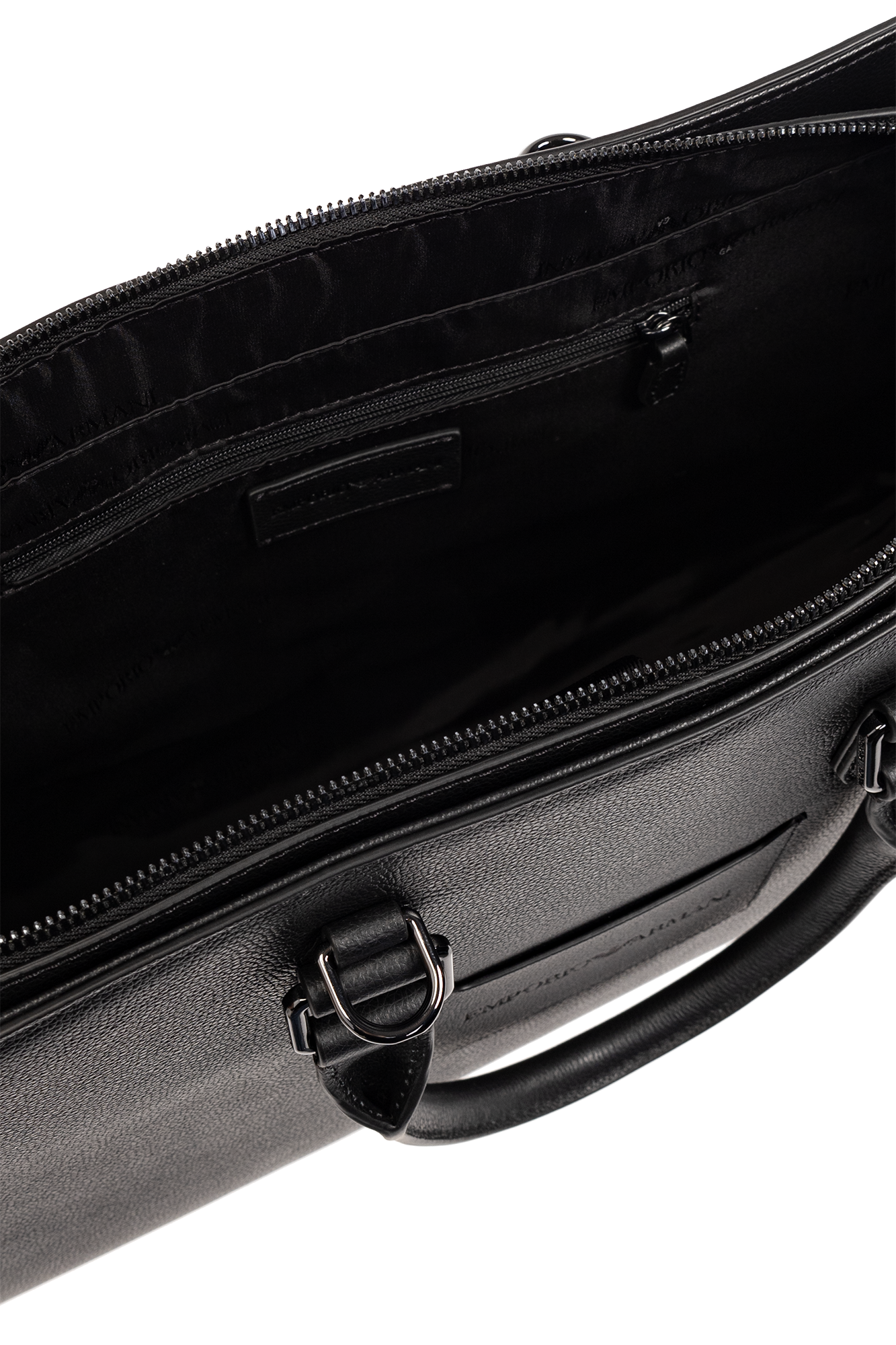 Emporio Armani Leather briefcase