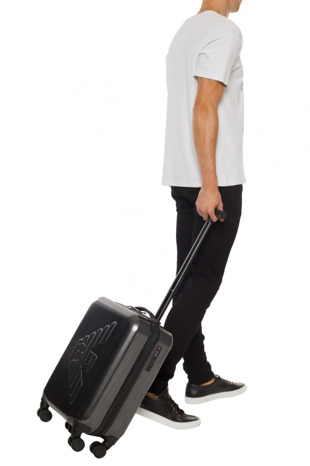 Emporio Montre armani Suitcase with embossed logo