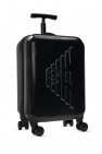 Emporio armani marino Suitcase with tactile logo