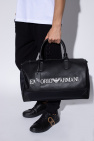 Emporio Armani BLACK Holdall with logo