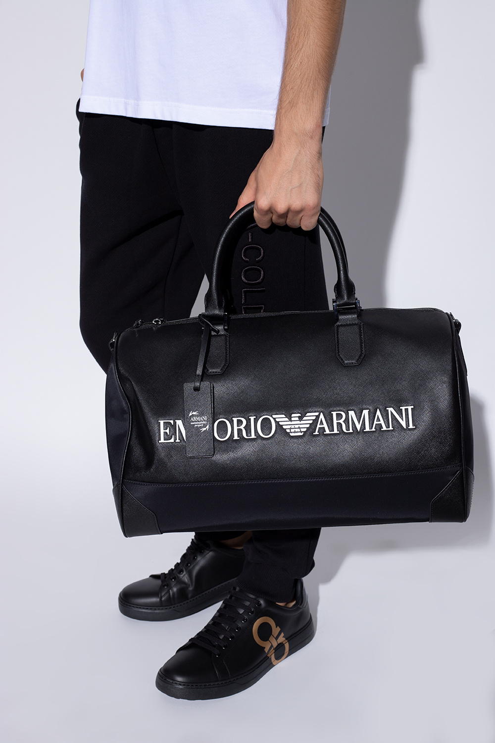 Emporio Armani Holdall with logo