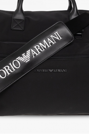 Emporio armani slim-cut Holdall bag