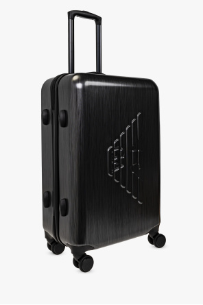 Emporio Armani Trolley suitcase with logo