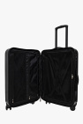 Emporio Armani SILVER Trolley suitcase with logo