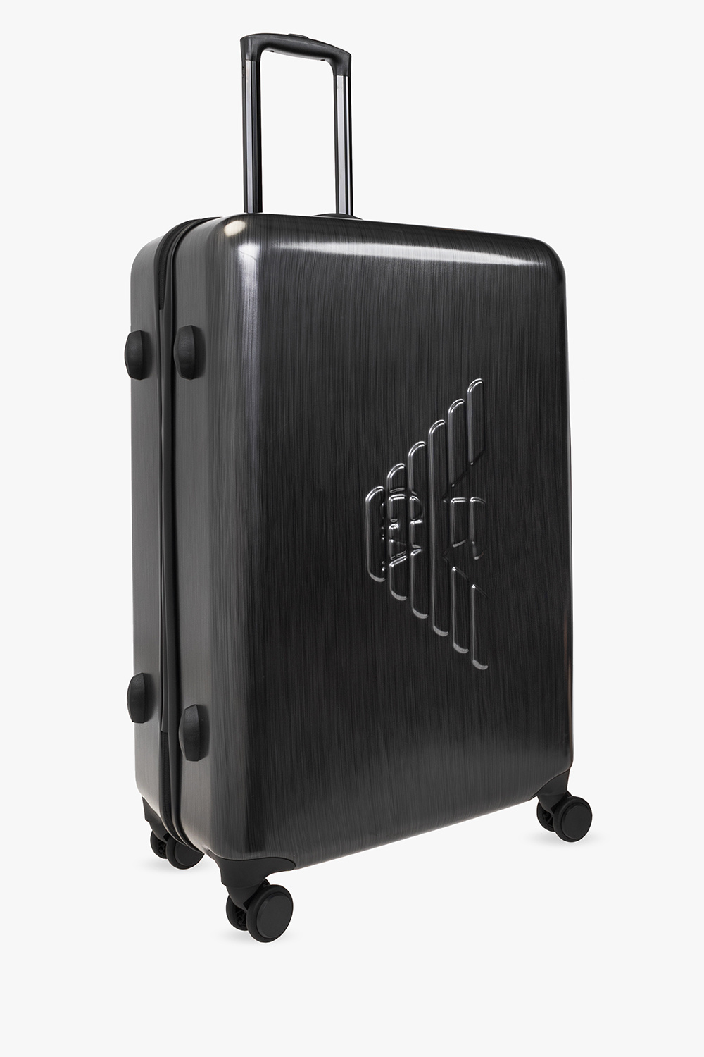 Emporio Armani Trolley suitcase with logo