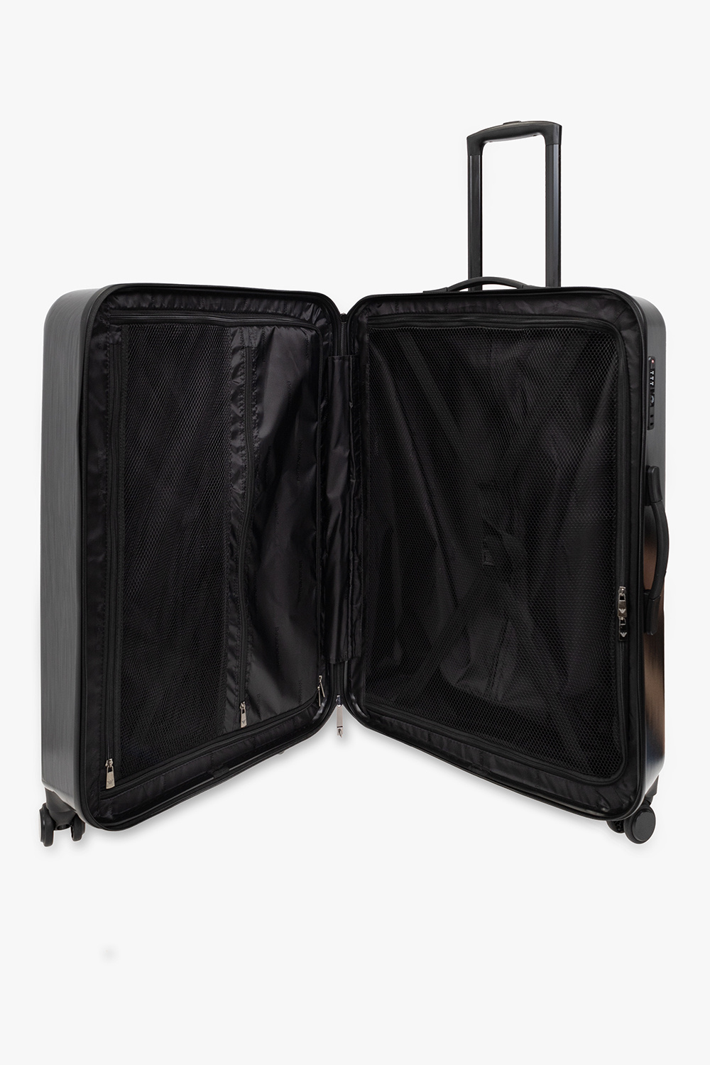 Emporio Armani Trolley suitcase with logo