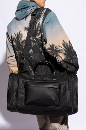 Hand luggage from the ‘sustainability’ collection od Emporio Armani